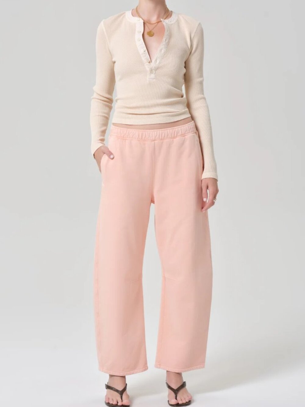 Citizens of Humanity Miro Sweatpants xs Melon Creme